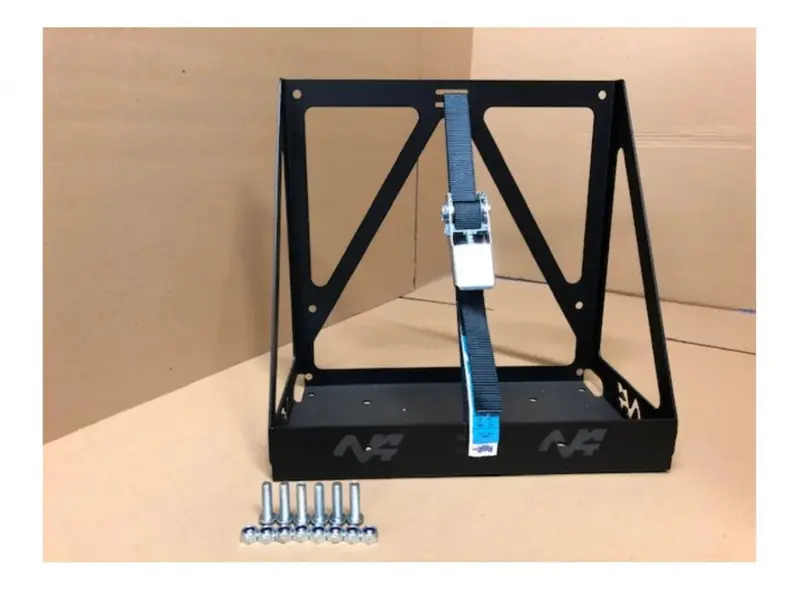 Support Jerrycan Universel 20L en Acier - Kit + Sangle N4-Offroad