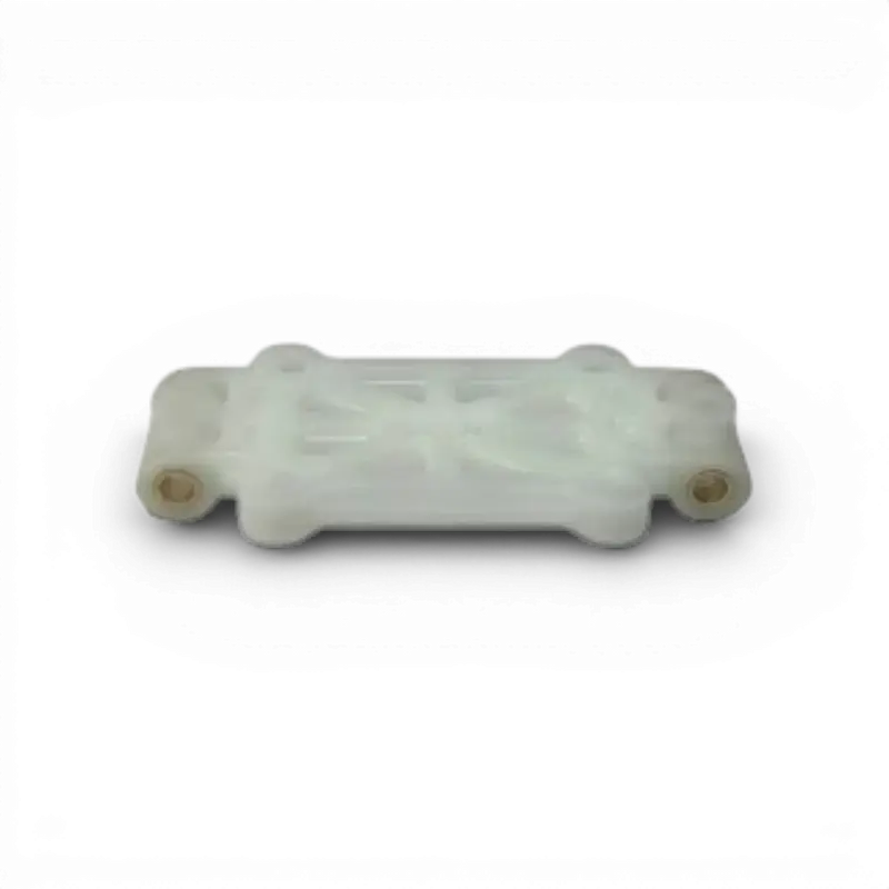 Support suspension avant inférieur Delrin blanc et inserts en laiton - Type D