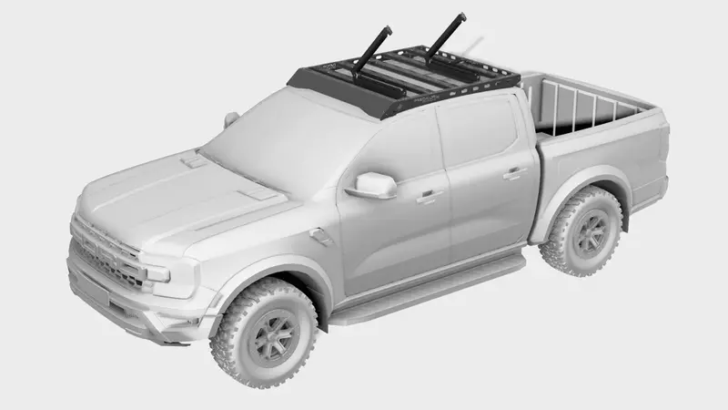 Support verrouillable pour canne à pêche Predator Offroad