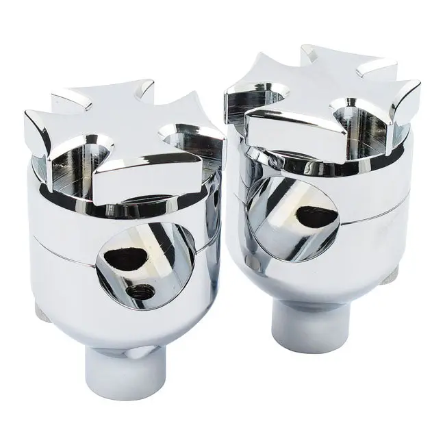 Supports de guidon plats en croix de Malte
