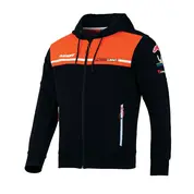 SWEAT CAPUCHE MOTOLAND NOIR ORANGE 2022