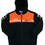 SWEAT KID MOTOLAND NOIR ORANGE 2022
