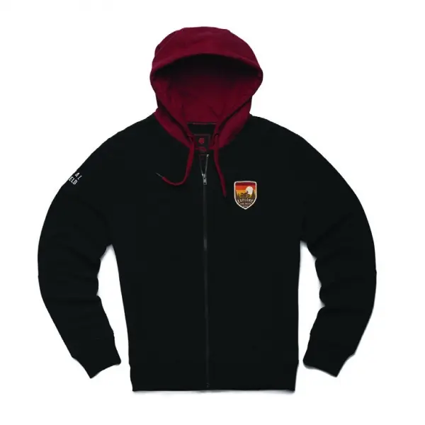 SWEAT  ROYAL ENFIELD CAPUCHE NOIR