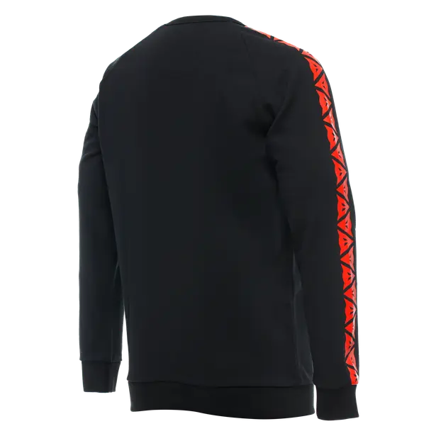 SWEATER DAINESE STRIPES NOIR ROUGE FLUO