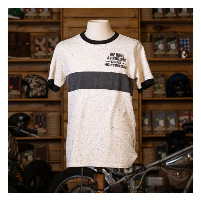 T-Shirt Holy Freedom Riga Nera