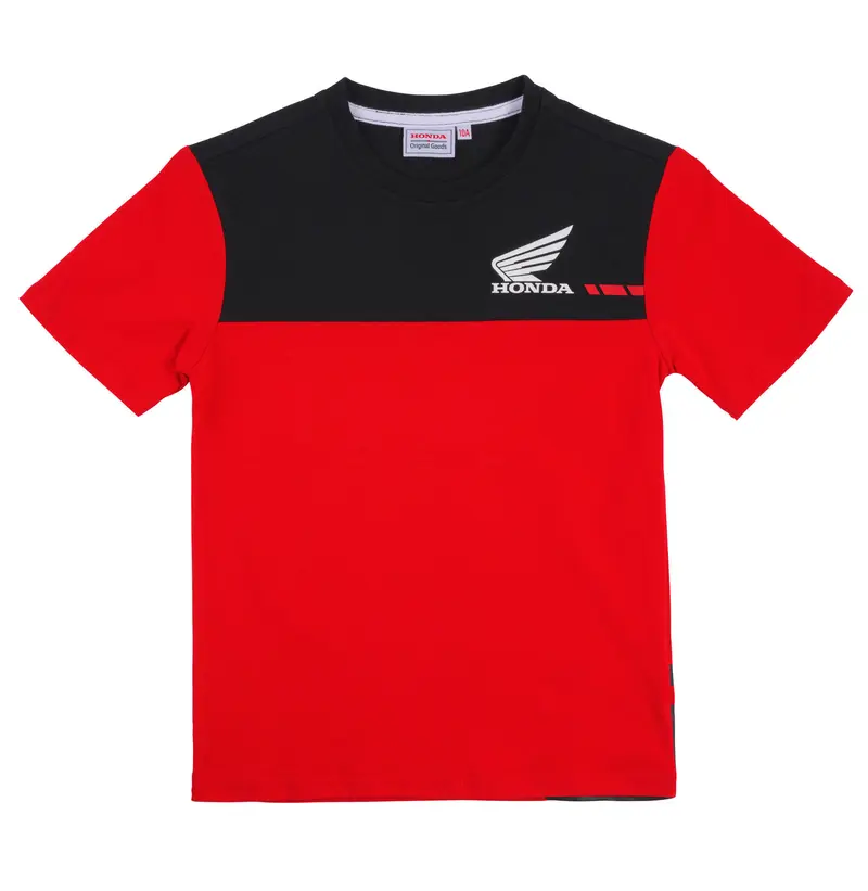 T-SHIRT TEAMS HONDA KID 2026 ROUGE NOIR