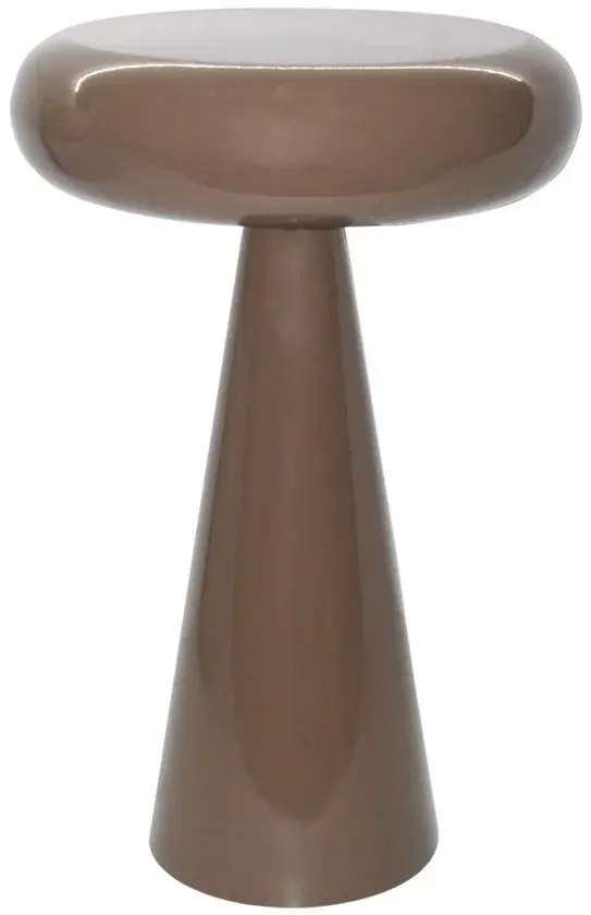Table d'appoint ronde Brix Sam Coffee Marron - Nouvelle Outlet