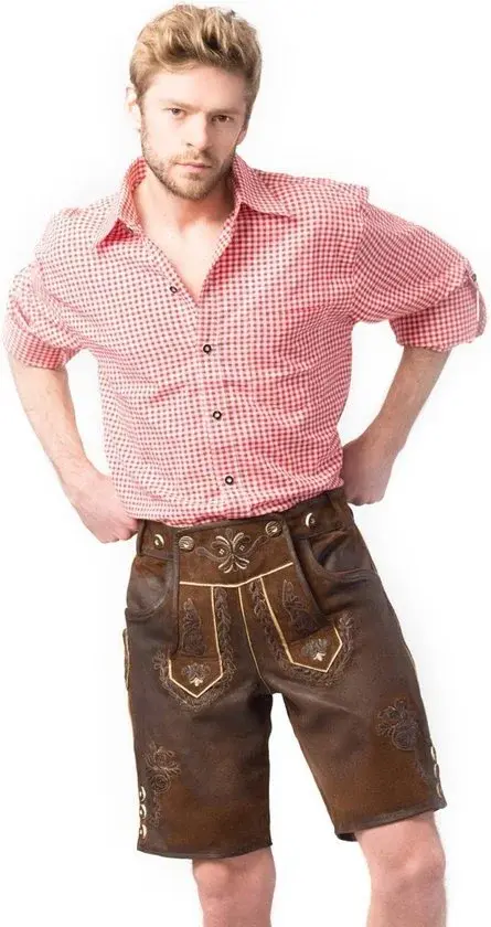 Tannhauser Lederhose Starnberg Courte Marron Foncé - Neuve Outlet