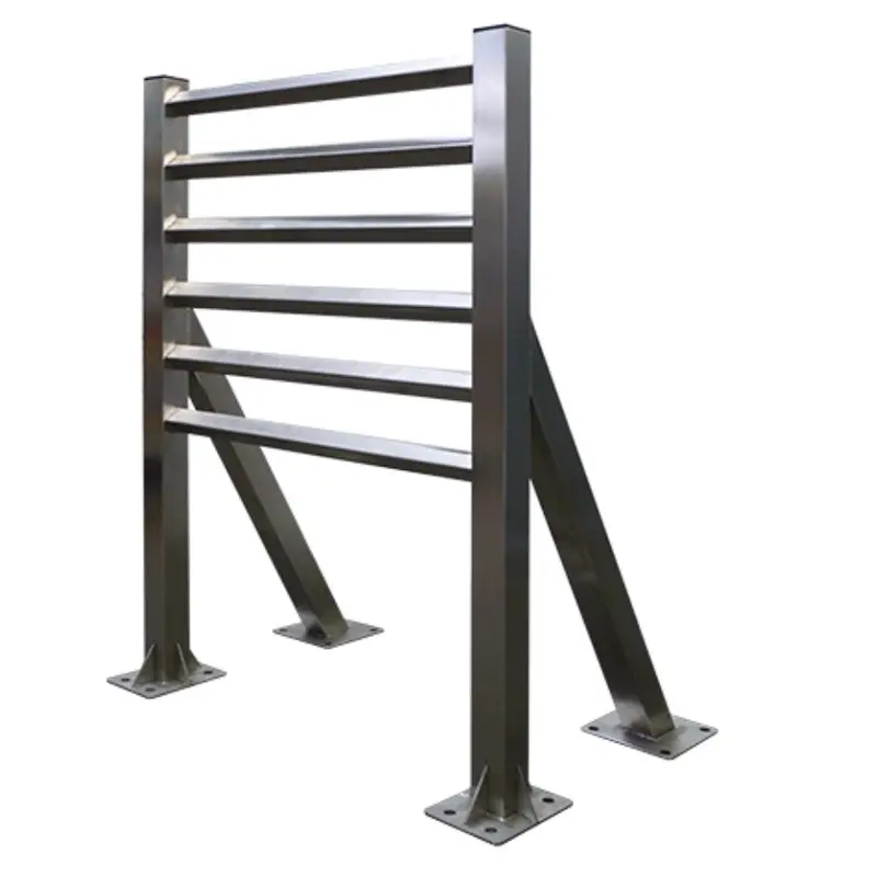 Tape tapis avec grille-Inox-Mod. BX-P