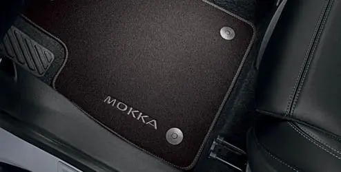 Tapis de sol en velours (Cocoa/Jet Black) - Opel Mokka