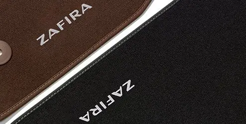 Tapis de sol en velours (Cocoa/Jet Black) - Opel Zafira