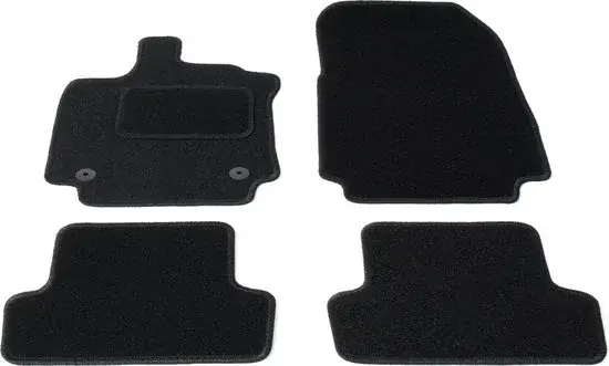 Tapis de sol Renault Clio 4 2012-2019 Aiguilleté Noir - Nouveau Outlet