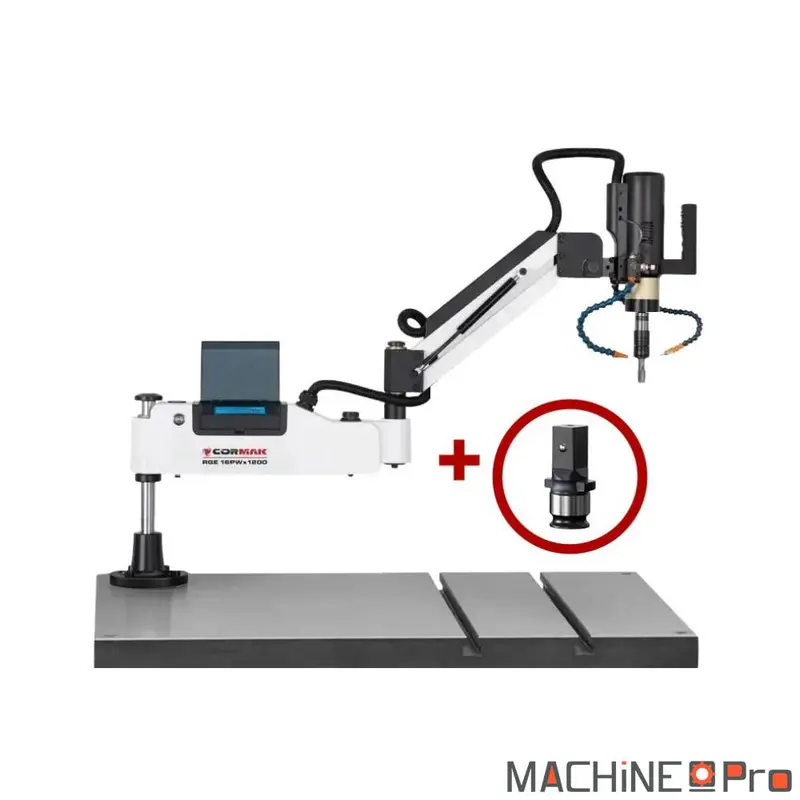 Taraudeuse CORMAK RGE16PW + adaptateur pour clé à douille