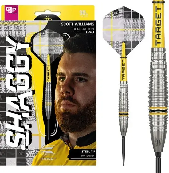 Target Scott Williams G2 Swiss Point 90% Dartpijlen 23g - Nieuw