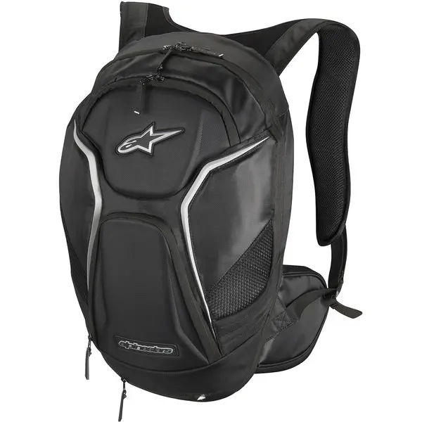 TECH AERO BACK PACK BLACK WHITE