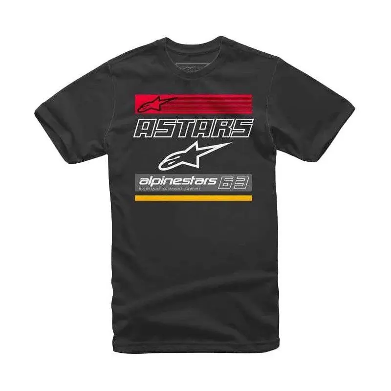 TEE SHIRT ALPINESTARS QUATTRO NOIR