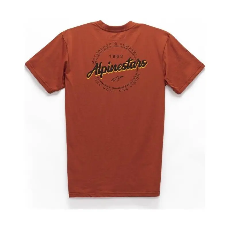 TEE SHIRT ALPINESTARS TURNPIKE CORAL