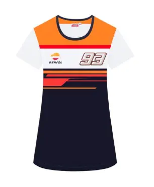 TEE SHIRT FEMME HONDA MARC MARQUEZ REPSOL