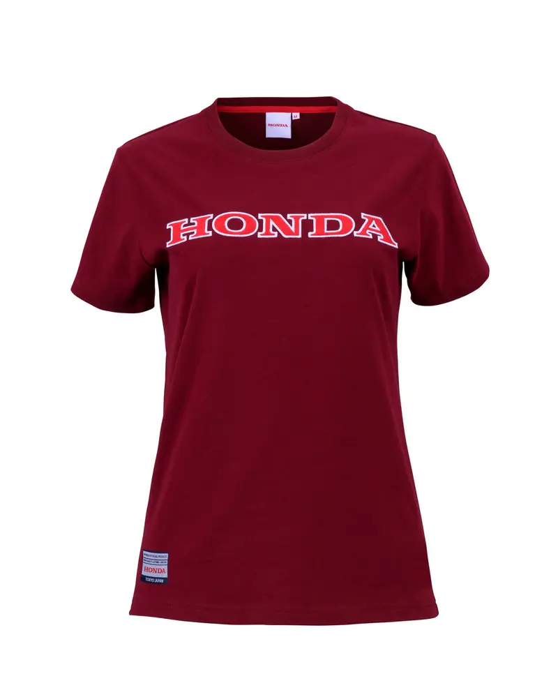 TEE SHIRT FEMME HONDA TOKYO BORDEAUX