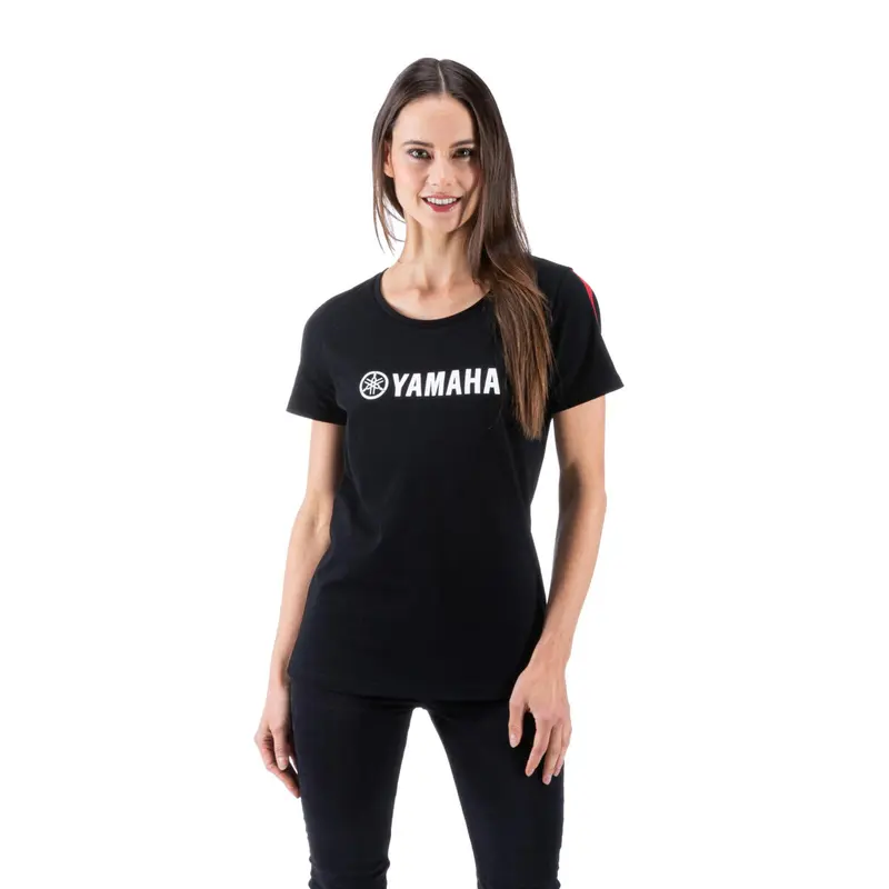 TEE SHIRT FEMME YAMAHA REVS KLERKS NOIR