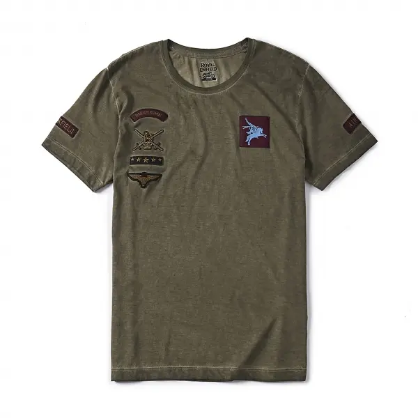 TEE SHIRT ROYAL ENFIELD PEGASUS OLIVE