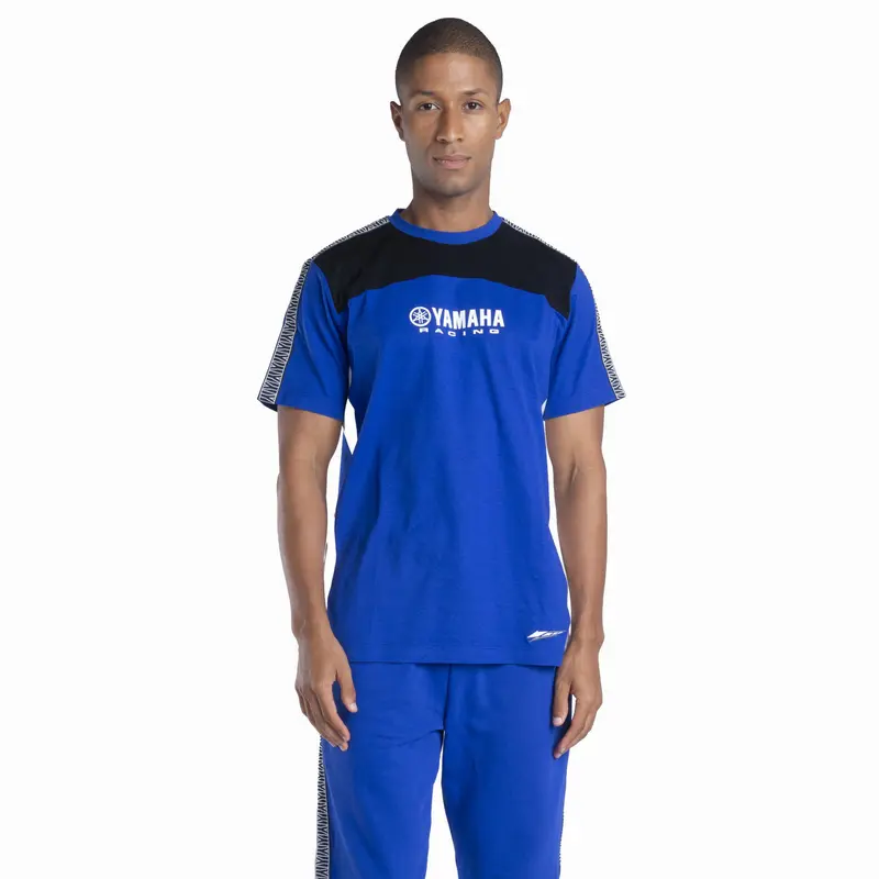 TEE SHIRT YAMAHA PADDOCK KAN BLEU