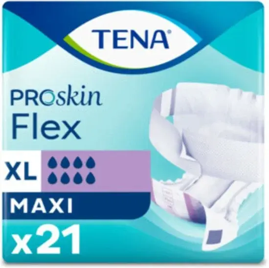 Tena Flex Maxi Extra Large 21 pièces - Nouveau Outlet