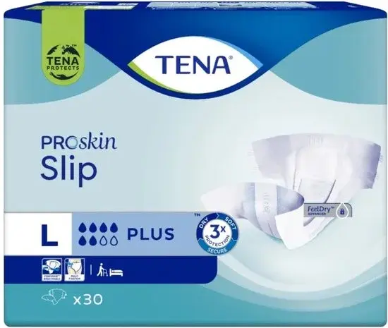 TENA Proskin Slip Plus L 30 pièces - Nouveau Outlet