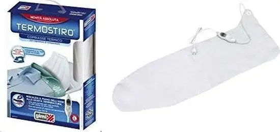 Termostiro Strijkplank Hoes 38x122cm Wit - Nieuw Outlet