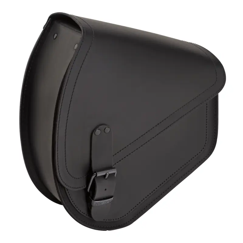 Texas Leather Sacoche ronde pour bras oscillant pour Harley