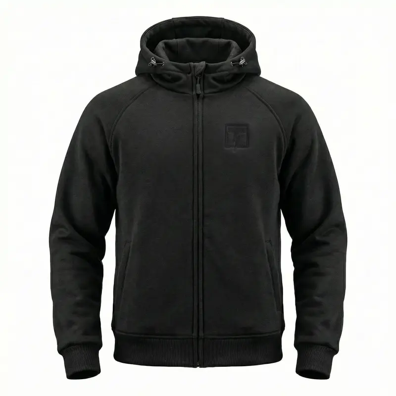 THNDR Sweat à capuche en Kevlar pour motards Blackout II