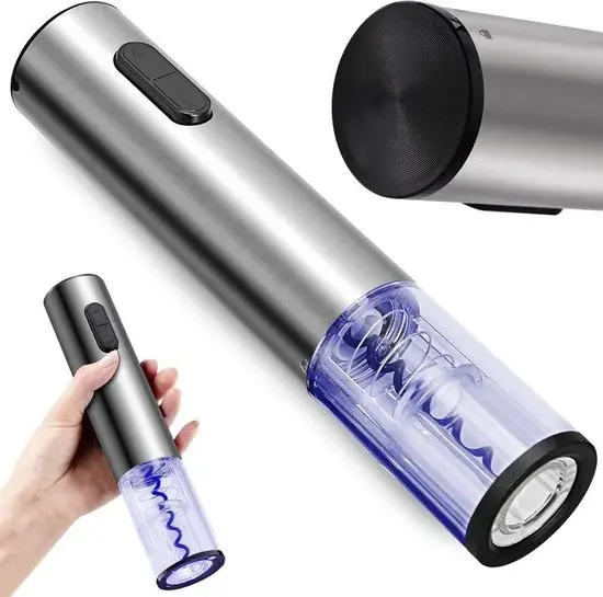 Tire-bouchon électrique Ouvre-bouteille Métal-Plastique - Nouveau Outlet