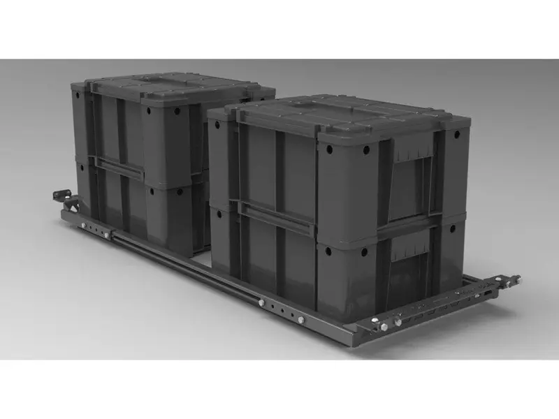 Tiroir Alu-Cab Ammo Box – Rangement robuste pour hardtop 4x4