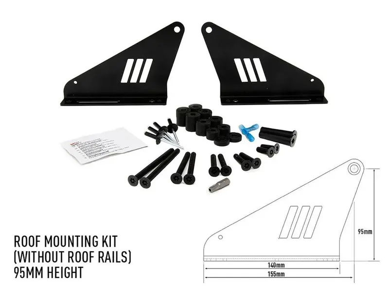 Toit Kit de montage-95mm LAZER LAMPS