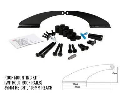 Toit Kit de montage avant (sans rails) 65mm hauteur LAZER LAMPS