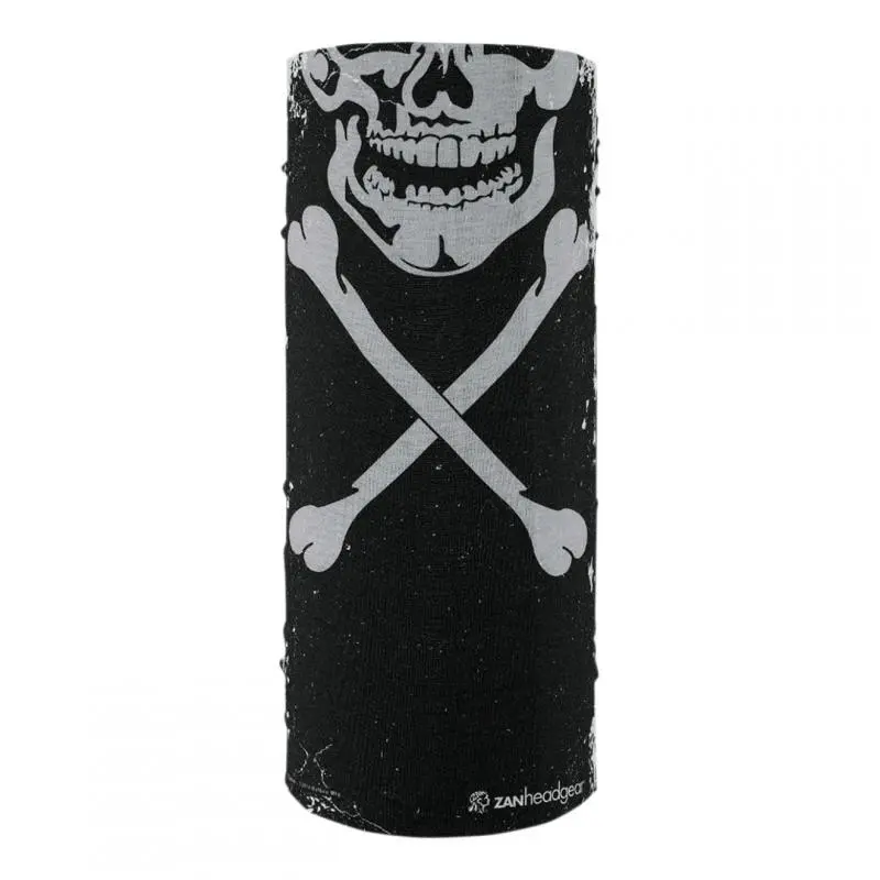 TOUR DE COU ZAN HEADGEAR TUBE NOIR BLANC SKULL XBONES