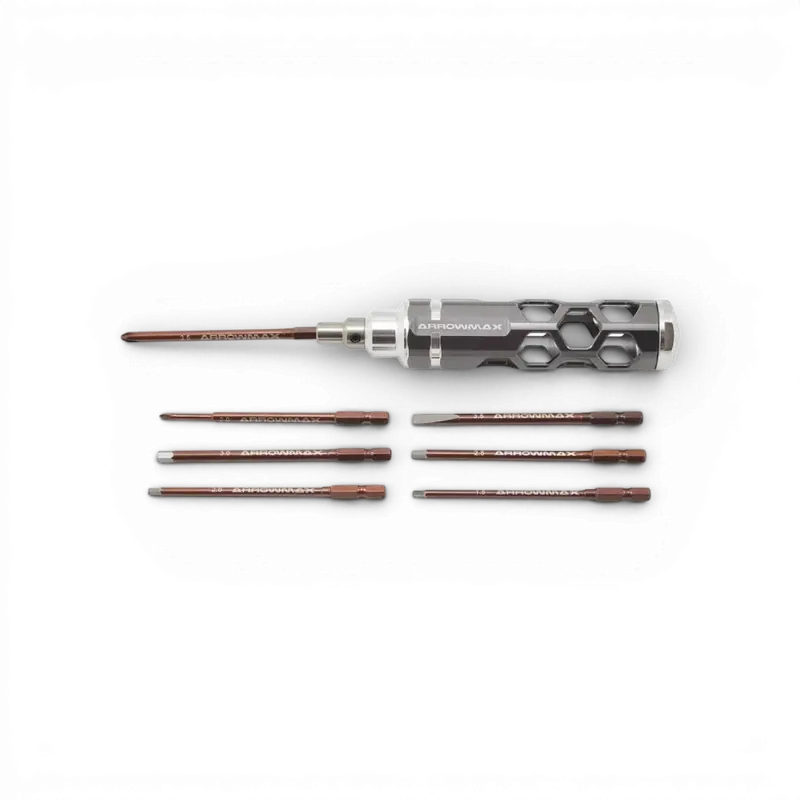 Tournevis 7 Embouts Silver Edition