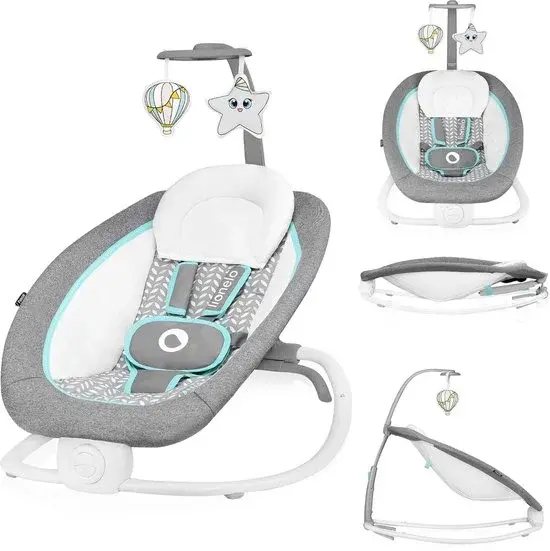 Transat Bébé Lionelo Pascal Gris - Neuf Outlet