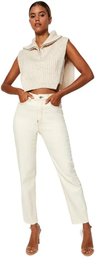 Trendyol | Jean mom taille normale | Femmes | EU38