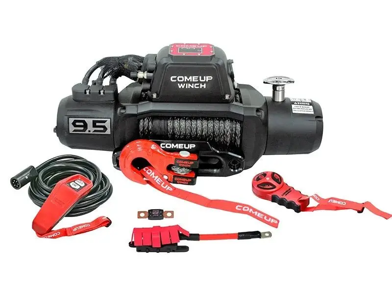 Treuil COMEUP SOLO 9.5 RS 12V - 4 309 kg - Câble Synthétique