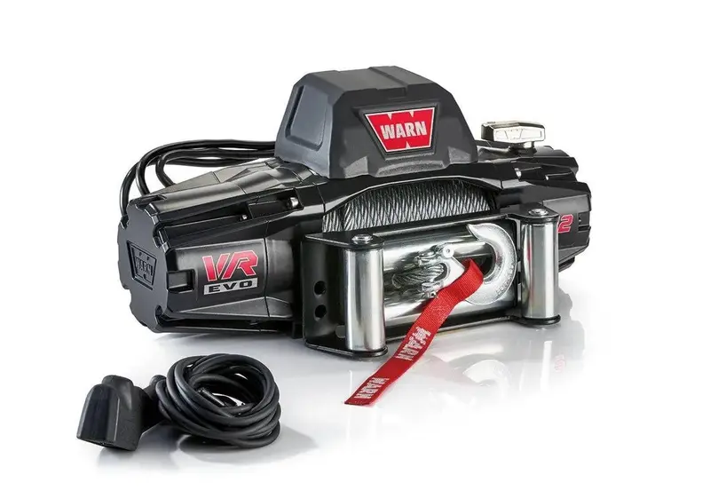 Treuil WARN VR-EVO 12 | 5.4T | Câble Acier | 12V | Étanche IP68