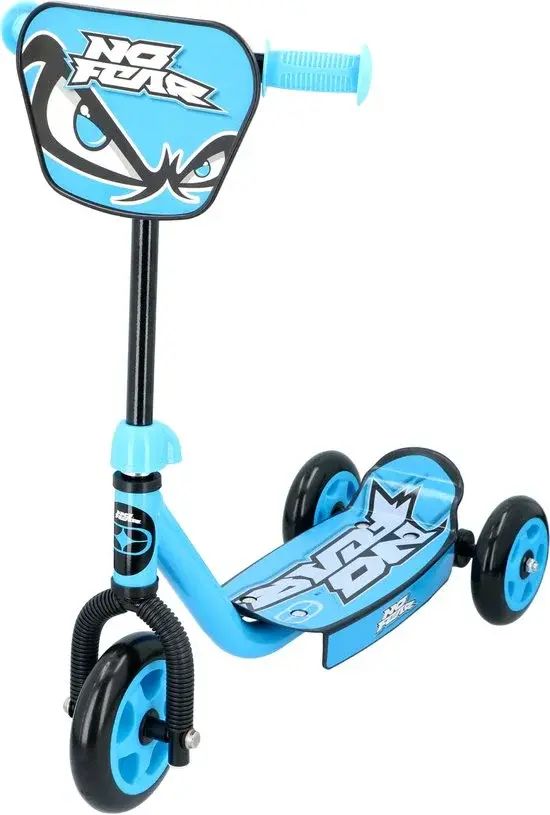 Trottinette Enfant 3 Roues No Fear Bleue ou Rouge - Neuve Outlet