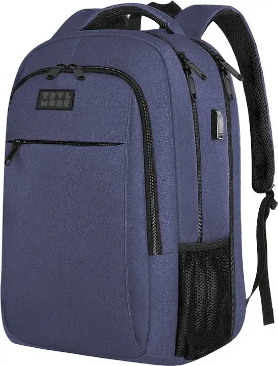 TRVLMORE Sac à dos 28L Compartiment pour ordinateur portable 15,6 pouces Bleu - Nouvelle Outlet