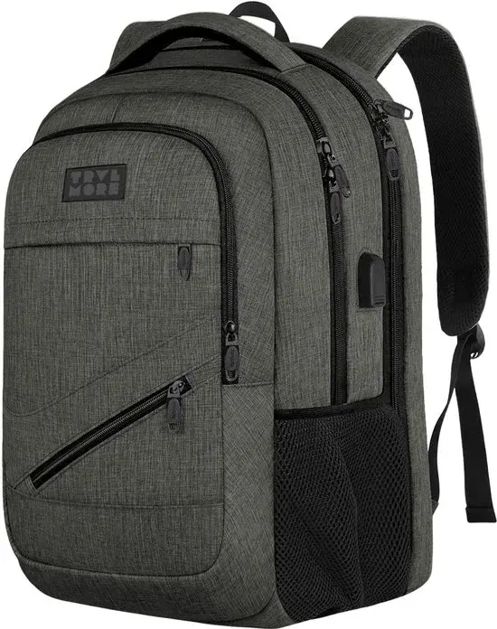 TRVLMORE Sac à dos 36L Compartiment pour ordinateur portable 17 pouces Gris-vert - Neuf Outlet