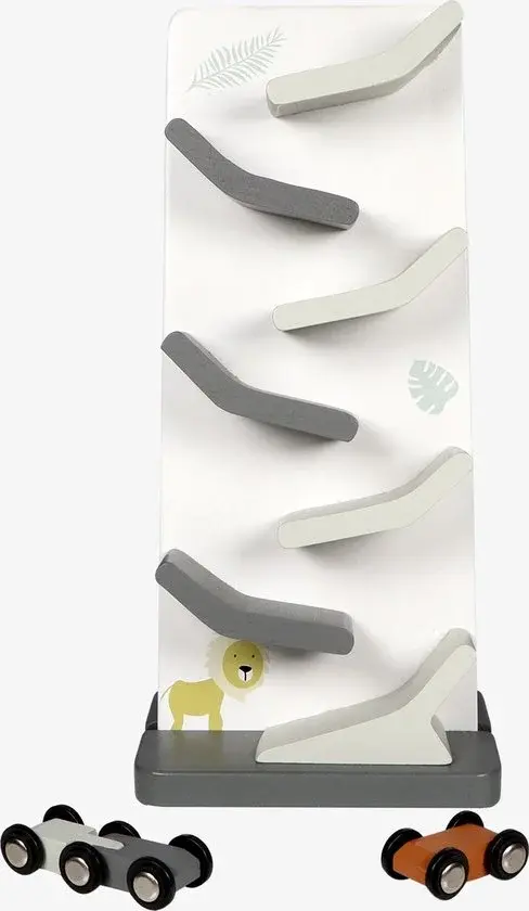 Tryco Zigzag Autobaan en Bois Blanc Gris - Neuf Outlet