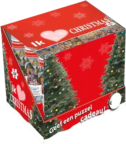 Tucker's Fun Factory Kerstpuzzel Display 8 stuks - Retour