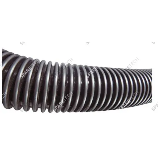 Tuyau aspiration flexible argent/noir au mètre D38mm, par 30 mètres