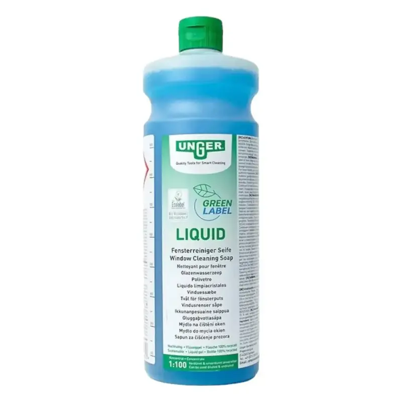 UNGER Green Label LIQUID Nettoyant pour vitres 1l