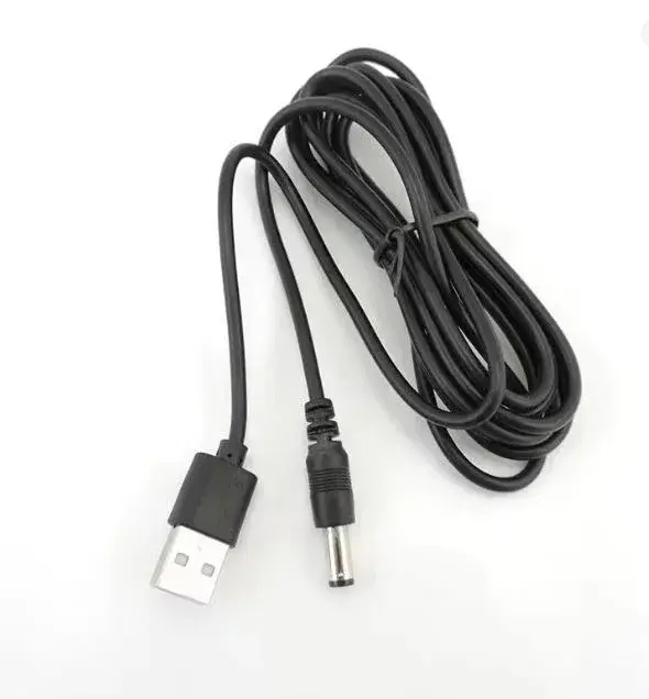 USB 2.0 mâle A à DC 5.5mm x 2.1mm prise Jack