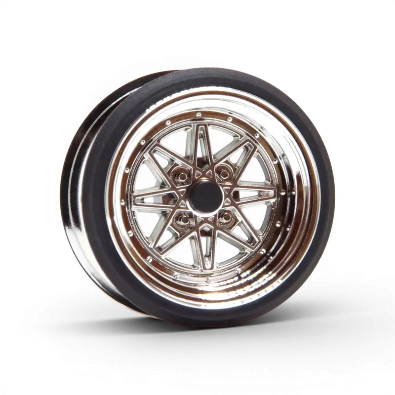 V16D Work Equip 03 - Chrome Poli +9mm Offset (5.5mm réel)